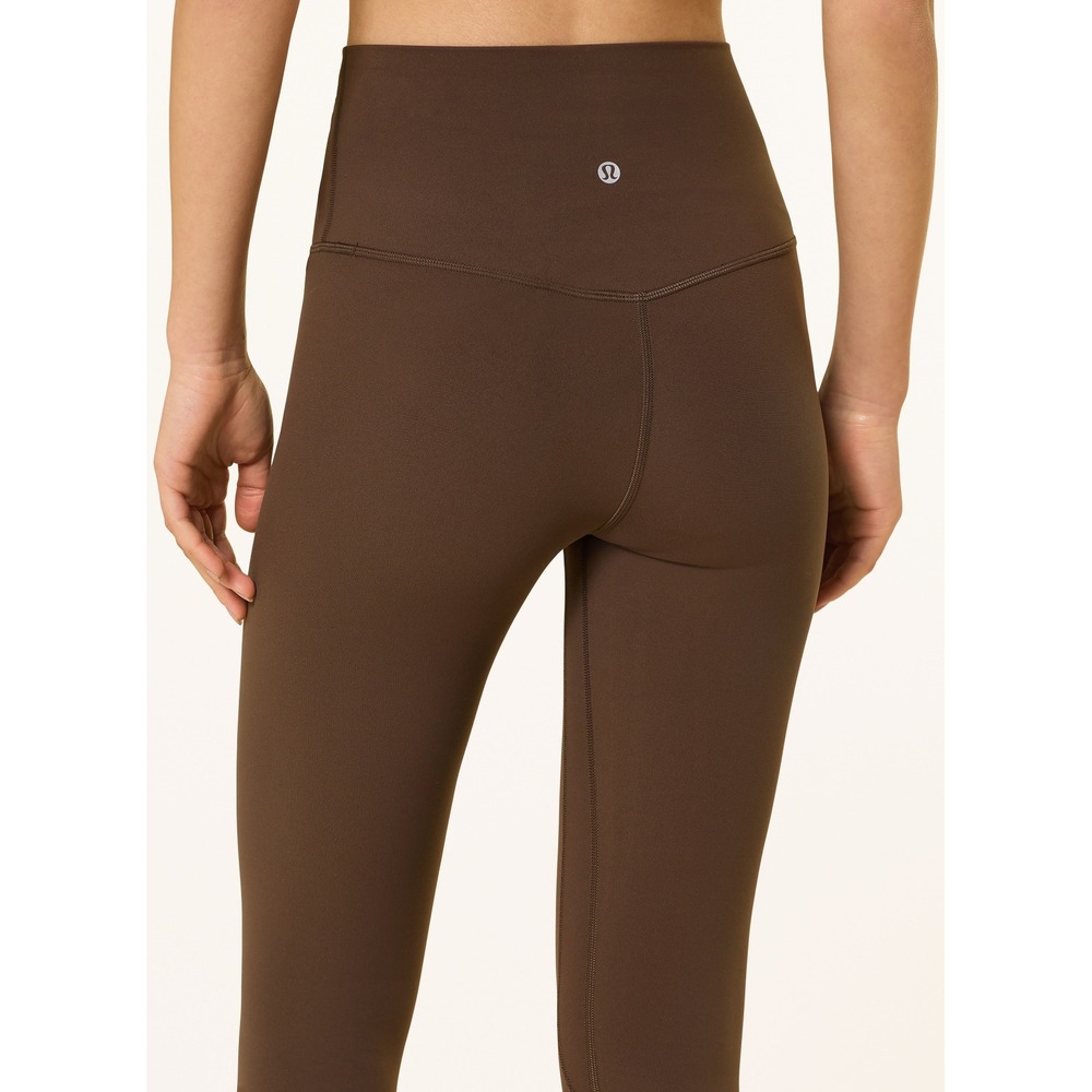Lululemon Align High Rise Leggings 25 Brown Olive Nulu Yoga Pants Size 2